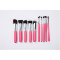 Hot Sale Makeup Brushes 10PCS with Pink Handle